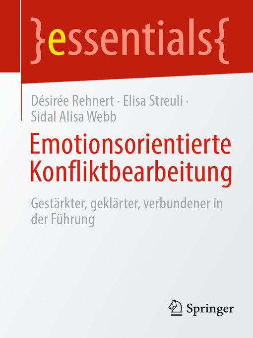 Title details for Emotionsorientierte Konfliktbearbeitung by Désirée Rehnert - Available